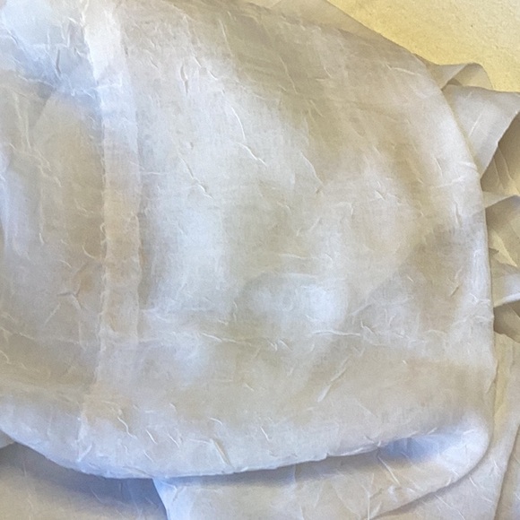 FINAL SALE PRICE 2 Large Sheer Patterned Rod Pocket Panels - Picture 3 of 4